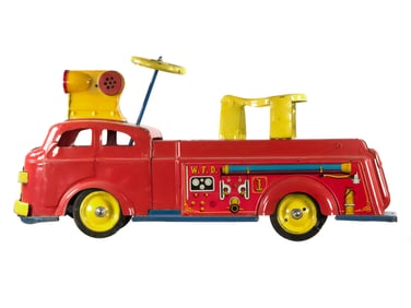 Wyandotte Pressed Steel Ride-On Fire Truck