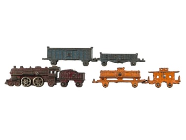 (3) Kilgore Cast Iron Trains