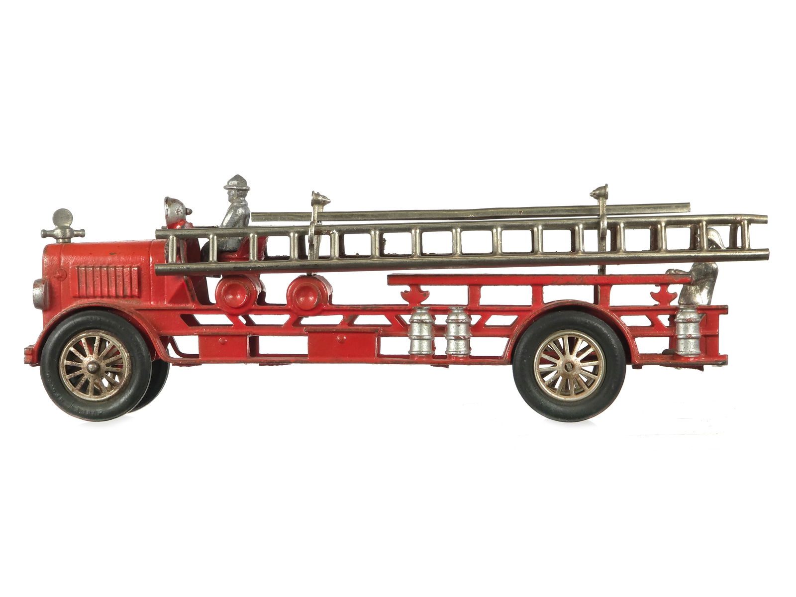 Large Hubley Bug Eye Fire Ladder Truck Cast Iron (1 of 6)
