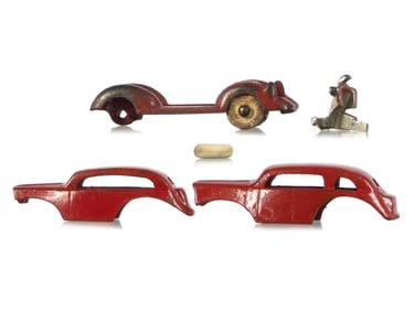 Kenton Toys 5 Parts Nickel Grill Pontiac/ 3 Window Chassis/Tire