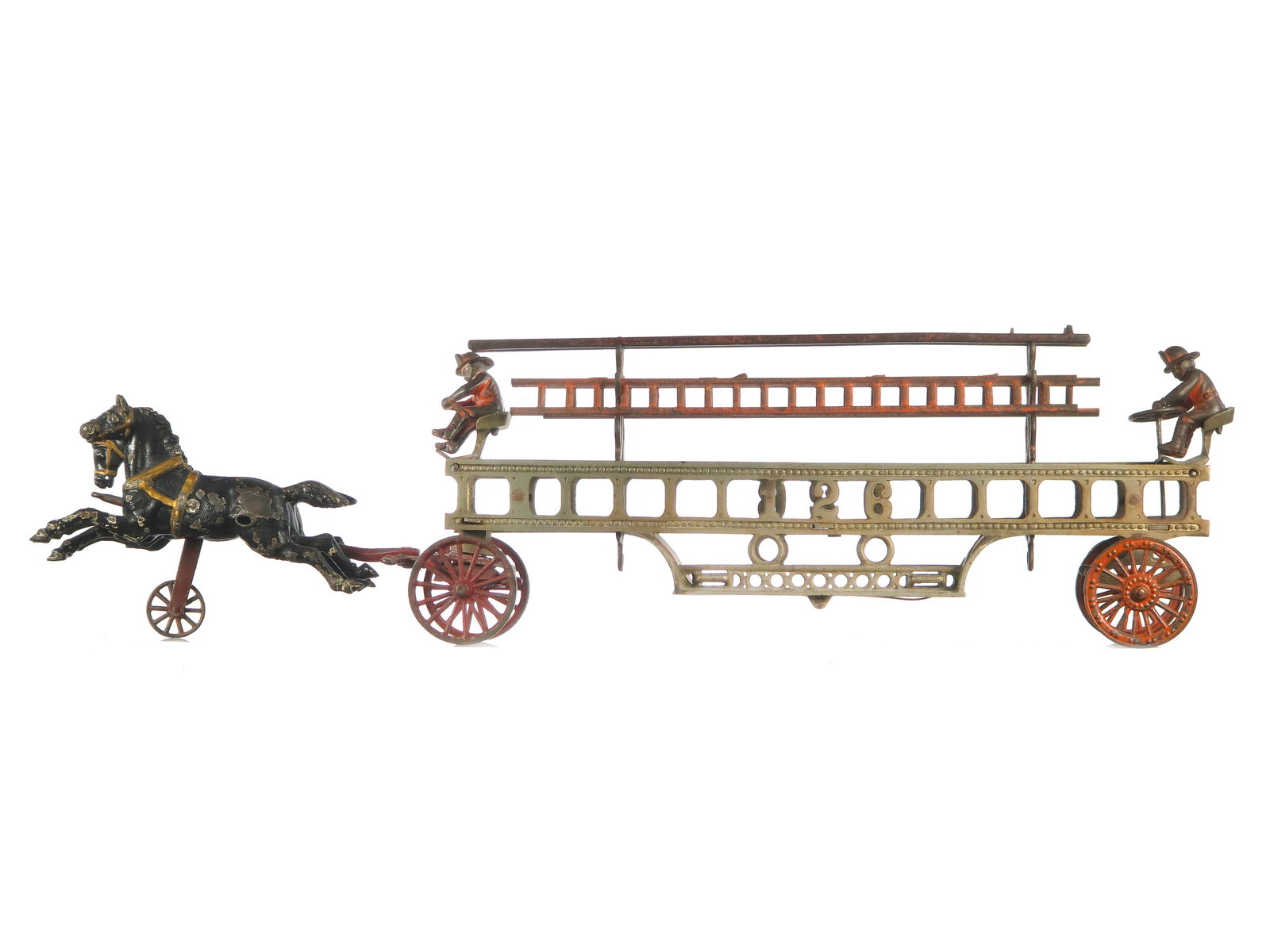 Large and Prestigious Hubley 126 Fire Engine Cast Iron (1 of 6)