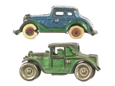 (2) Rare North & Judd Model A Ford & Williams Shovel Nose Packard Cars