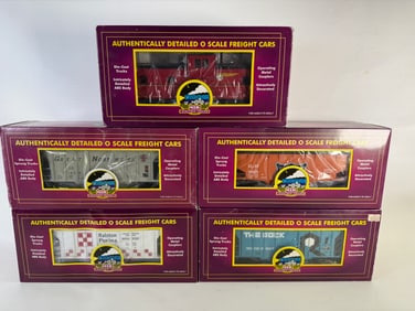 Lot of 5 MTH Freight Cars