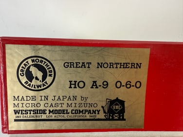 GN Great Northern Steam Engine #92 w/Tender