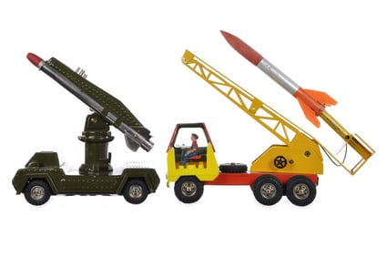 (2) Linemar & Strenco Friction Rocket Launchers