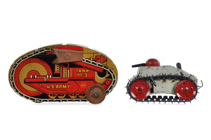 (2) Marx Turnover and Midget Climbing Tanks