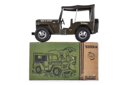 Tonka No. 304 Jeep Commander Boxed Pressed Steel