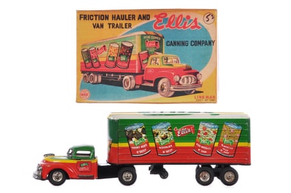 Linemar Ellis Friction Hauler & Van Trailer Boxed