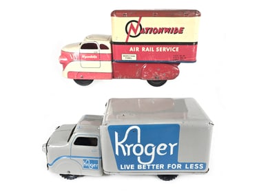 (2) Wyandotte Nationwide Air Rail Service and Kroger Trucks