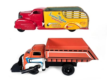 (2) Marx Lumar Motor Transport & Wyandotte Dump Trucks