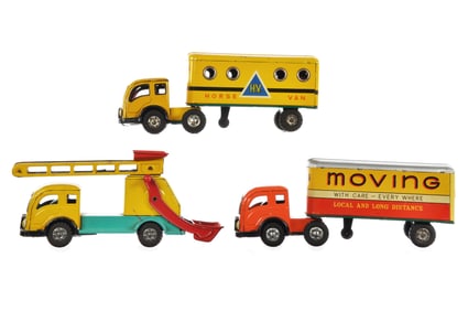 (3) Japanese Tin Friction Vehicles