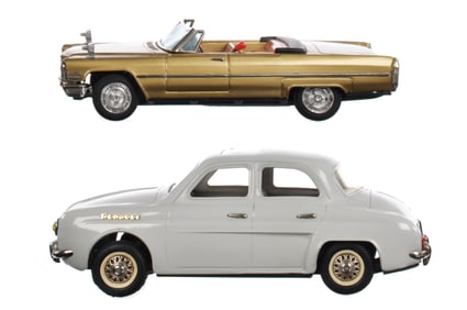 (2) Joustra Renault & Batt. Op Bandai Golden Cadillac