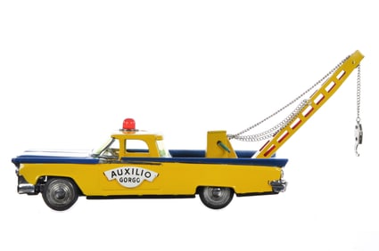Gorgo No. 24 Tin Friction Auxilio Tow Truck Argentina