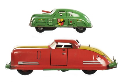 Wyandotte Conv. Coupe & Cortland FBI Riot Squad Car