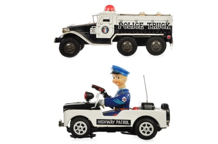 Rare Yonezawa Police Truck & Daiya Highway Patrol Car