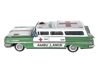 Asakusa ATD Tin Chevrolet Station Wagon Ambulance