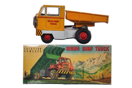 Nomura TN Mining Dump Truck Japanese Tin Friction Boxed