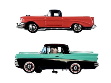 (2) Bandai Ford Pickup & Nomura/Kosuge Ford Fairlane Skyliner