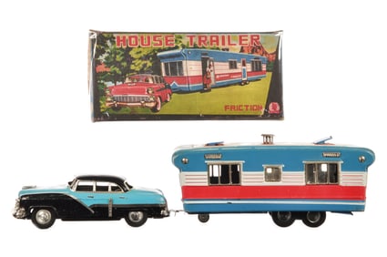 SSS House Trailer Boxed S-No.1050 w/S-1648 Sedan