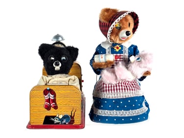 (2) Japanese Battery Op. Toys Yonezawa & Linemar