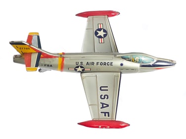 Momya Japanese Tin Friction U.S.A.F. Jet-F8A