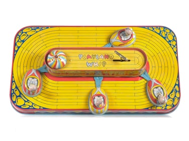 Chein Playland Whip Tin Litho Windup Carnival Ride
