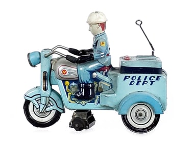 Yoshiya (KO) Japanese Tin Police Department Motorcycle