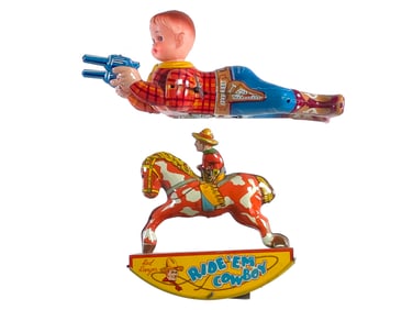 (2) Wyandotte Ride 'Em Cowboy & TPS Two Gun Tex