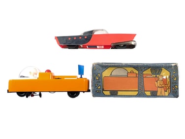 (2) Mattel Dream Car & U.S.S.R. Space Patrol w/Box