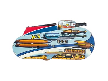 Marx Tin Windup Rex Mars Planet Patrol Tank