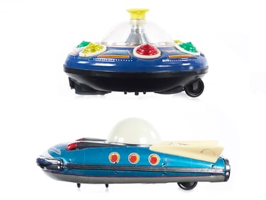 (2) Tin Litho Batt. Op. Space Vehicles