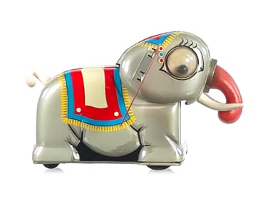 1960s Japanese Tin Robot Elephant