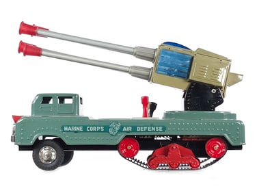 Linemar Marine Corps Air Defense Pom Pom Gun Truck