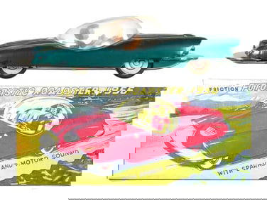 Linemar Friction Futuristic Roadster 1956 Boxed Teal
