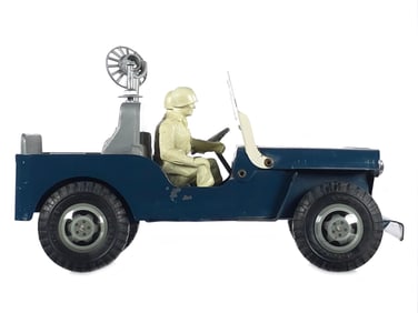 Marx Lumar Mobile Radar Willys Military Jeep