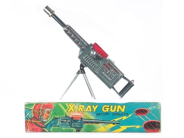 Nomura TN Tin Batt. Op. X-Ray Gun Boxed