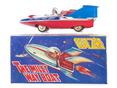 The Milky Way Boat MF 215 Tin Friction Boxed