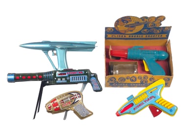 (5) Assorted Lot of Space Ray Guns