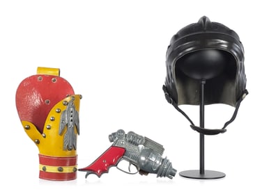 1935 Goodyear Buck Rogers Helmet w/Hubley & Halco Space Toys
