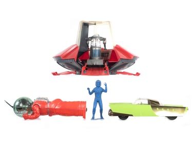 (3) Mattel, Irwin, Ideal Space Toys