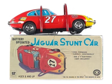 Modern Toys Jaguar Stunt Car Boxed Batt. Op.