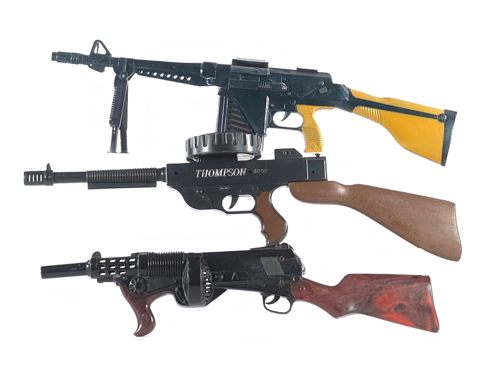 (6) Plastic Toy Guns Assorted - 2