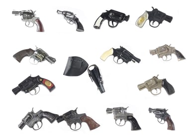 (13) Assorted Cap Guns Revolvers