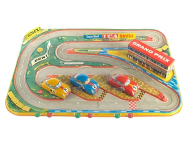 Technofix #302 Tin Litho Grand Prix Race Track