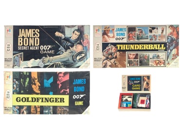 (4) Milton Bradley James Bond 007 Games