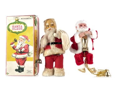 Alps Mechanical Santa Claus Boxed & Loose Santa