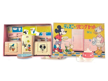 Masudaya Modern Toys Disney Mickey's Kitchen Set w/Box