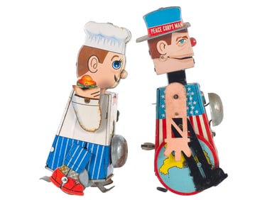 (2) Yone Traveling Sam & Big Joe Chef