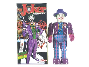 1989 Billiken Mechanical The Joker Batman Character Boxed