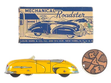 Marx 1949 Mechanical Roadster Mint Boxed